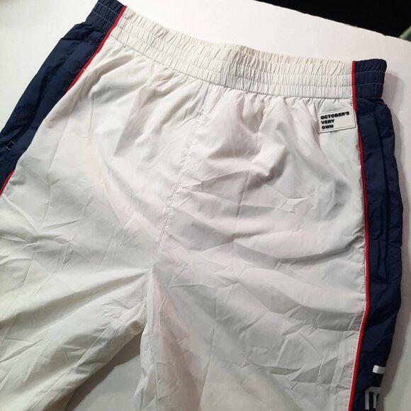 Octobers Very Own Track Pants Mens Small White OVO Team October Joggers RARE HTF - Picture 1 of 16
